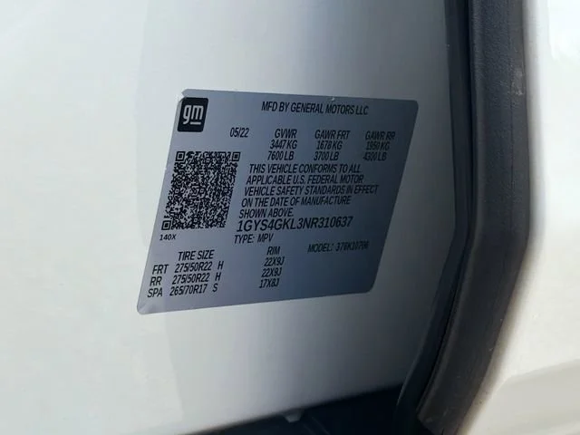 Used 2022 Crystal White Tricoat Cadillac Sport Platinum image 46