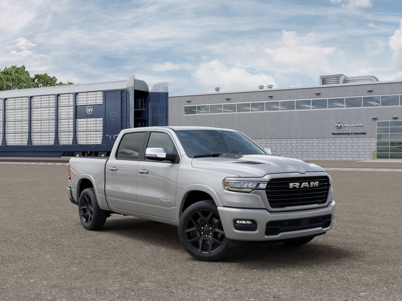 New 2026 Silver Zynith Exterior Paint RAM Laramie image 3