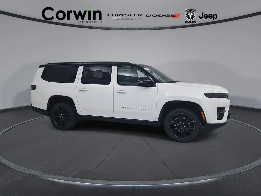 New 2026 Bright White Clear-Coat Exterior Paint Jeep Summit Obsidian image 1
