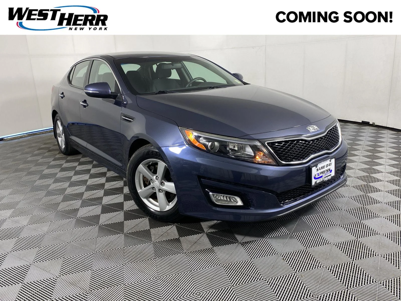 Used 2015 Smokey Blue Kia LX image 1