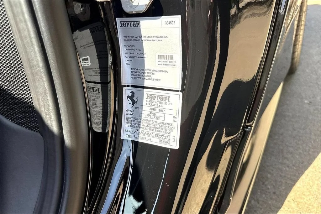 Certified Used 2017 Nero Ferrari  image 16