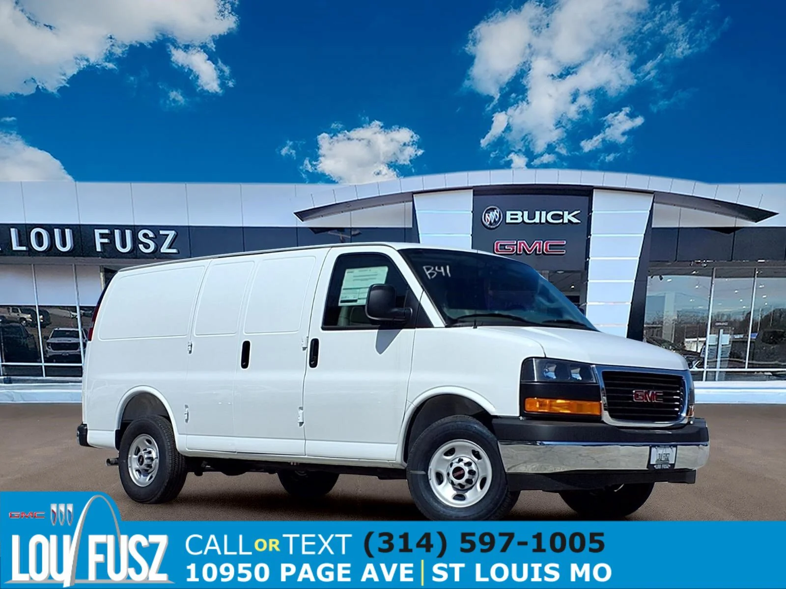 New 2026 Summit White GMC Work Van image 1