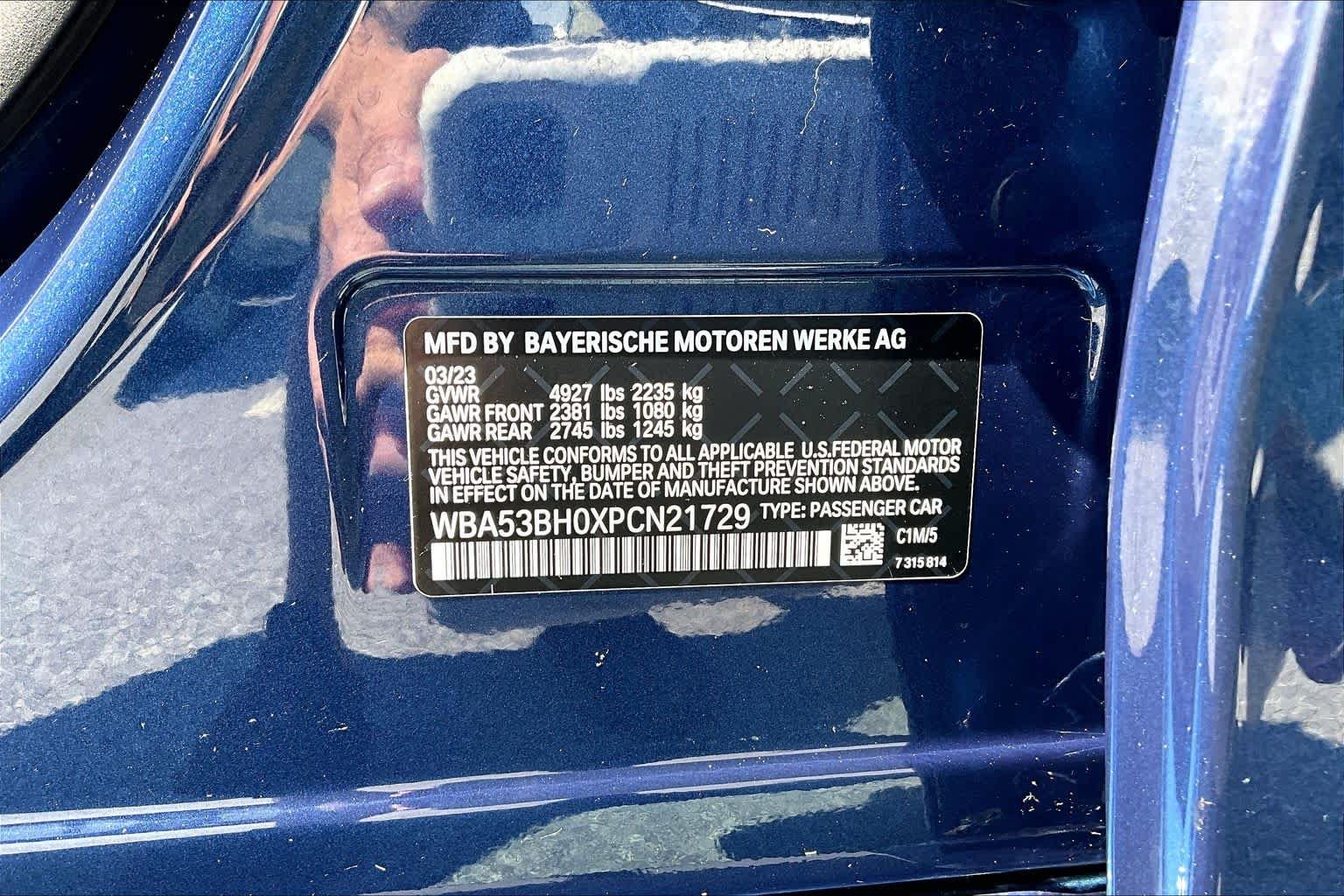 Certified Used 2023 Phytonic Blue Metallic BMW 530i image 34