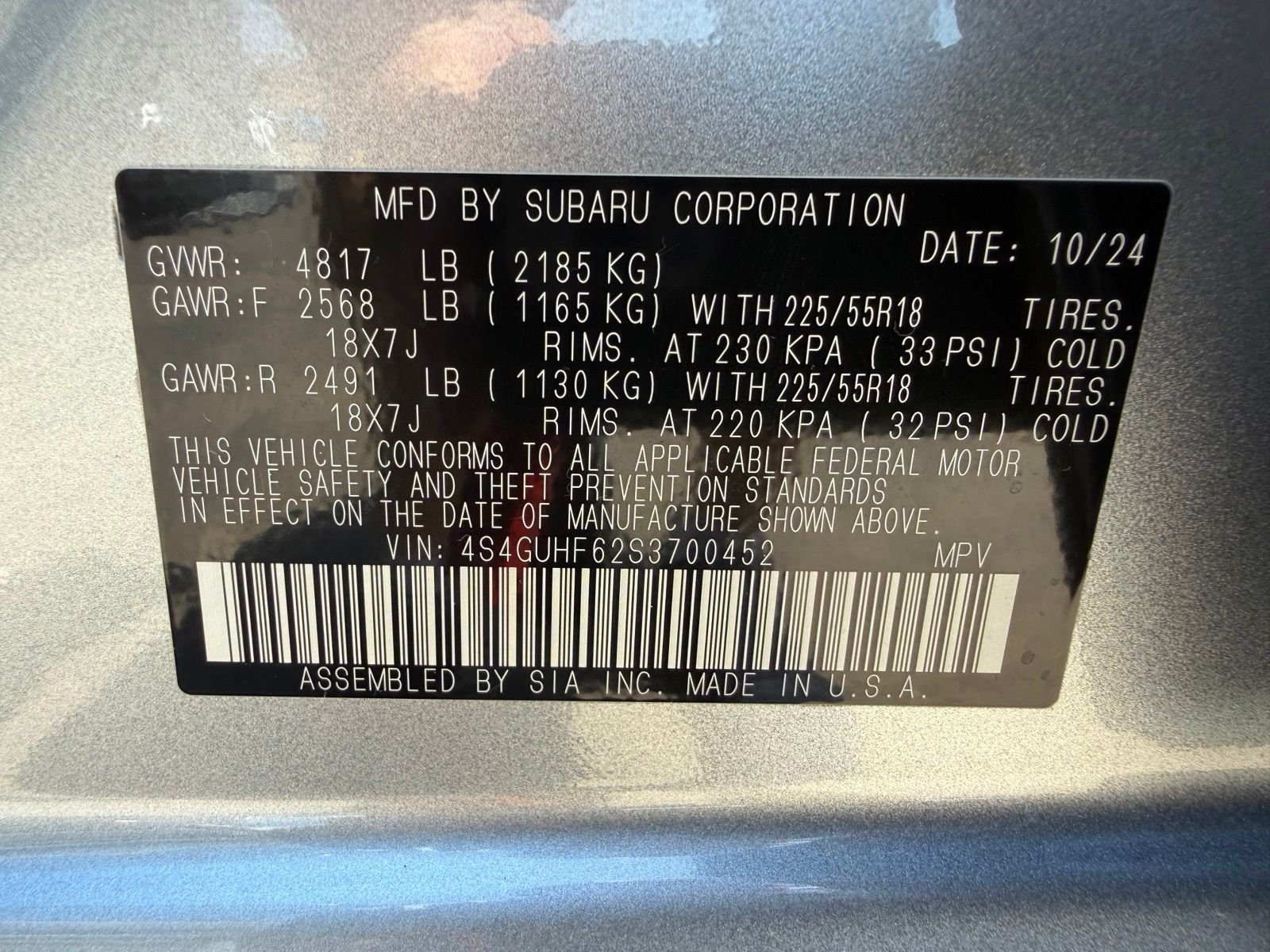 Used 2025 Ice Silver Metallic Subaru Sport image 41