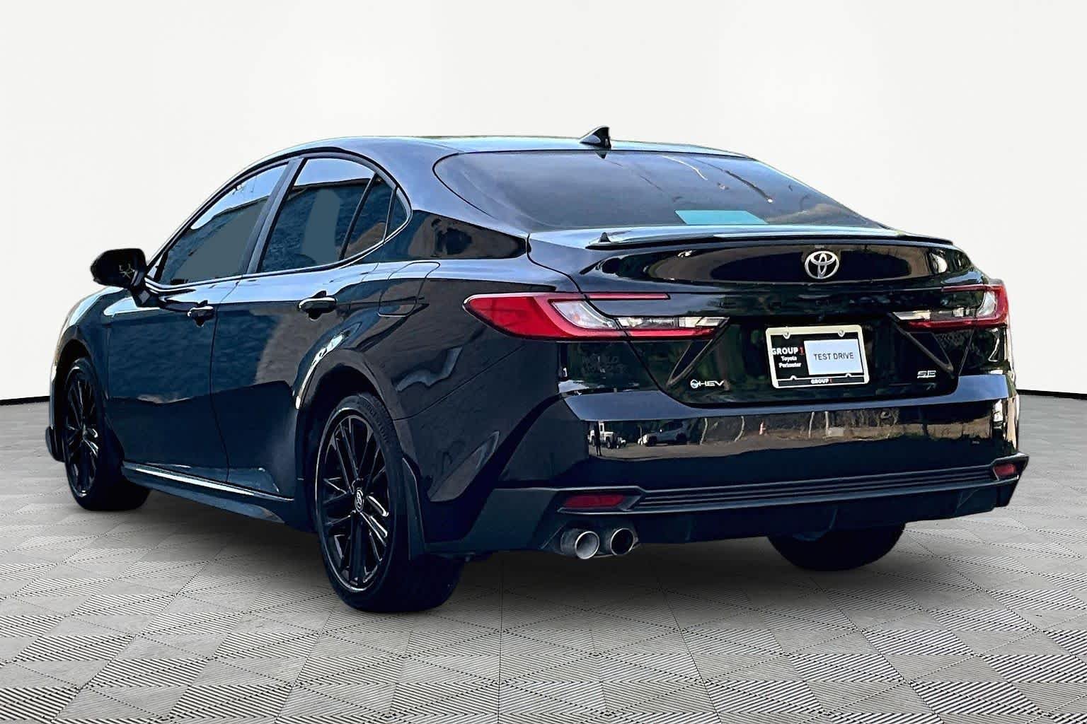 Used 2025 Midnight Black Metallic Toyota SE image 12