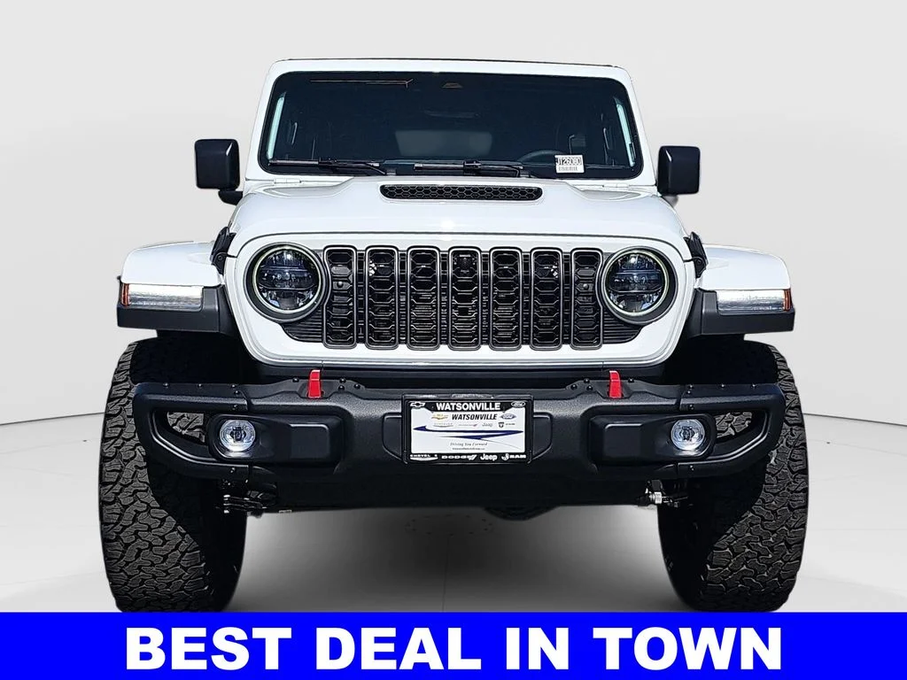 New 2026 Bright White Clear-Coat Exterior Paint Jeep Rubicon X image 8