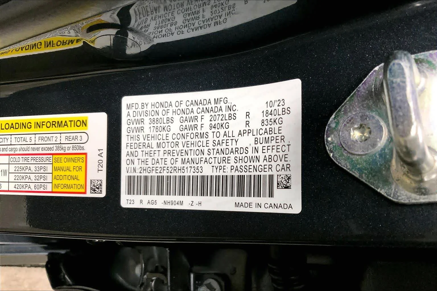 Used 2024 Meteorite Gray Metallic Honda Sport image 34