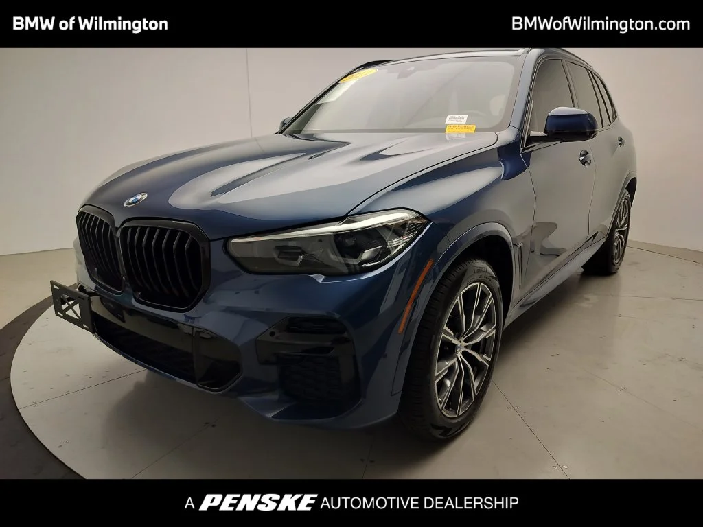 Certified Used 2023 Blue BMW xDrive40i image 1