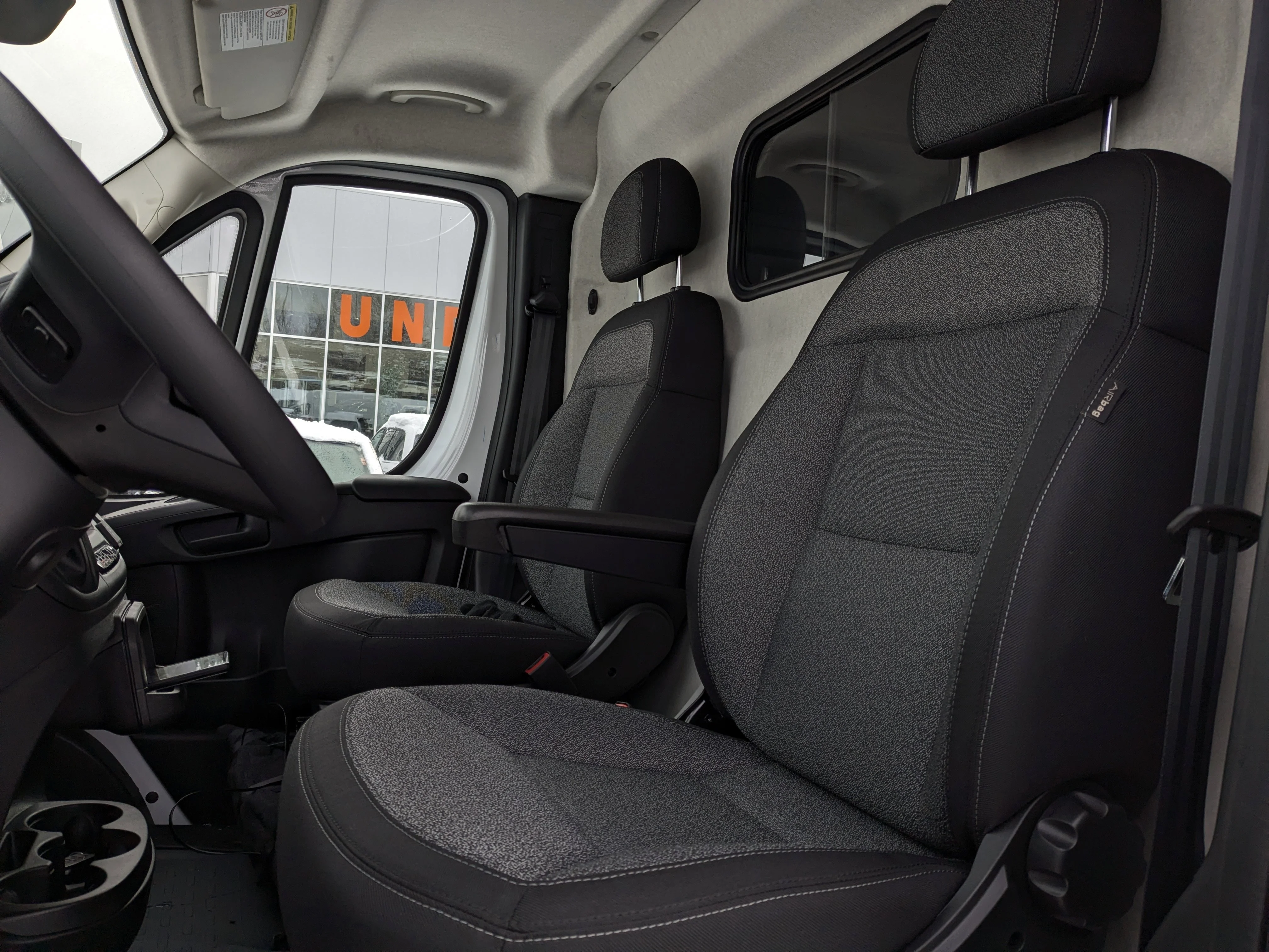New 2026 White RAM SLT - - Super High Roof - Package 22G - LED Headlamps - Cargo Partition - Remote Start & tons more! image 13