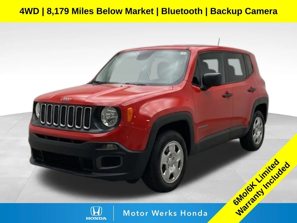 Used 2018 Red Jeep Sport image 1