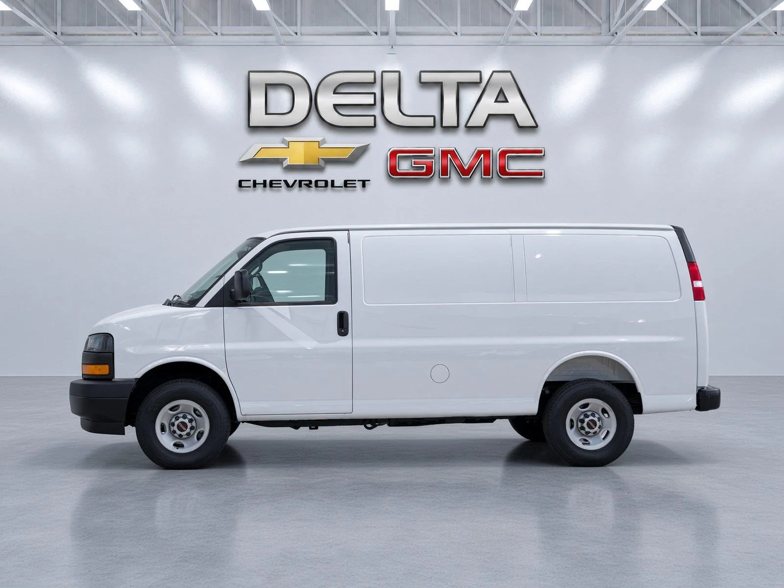New 2026 Summit White GMC Work Van image 2