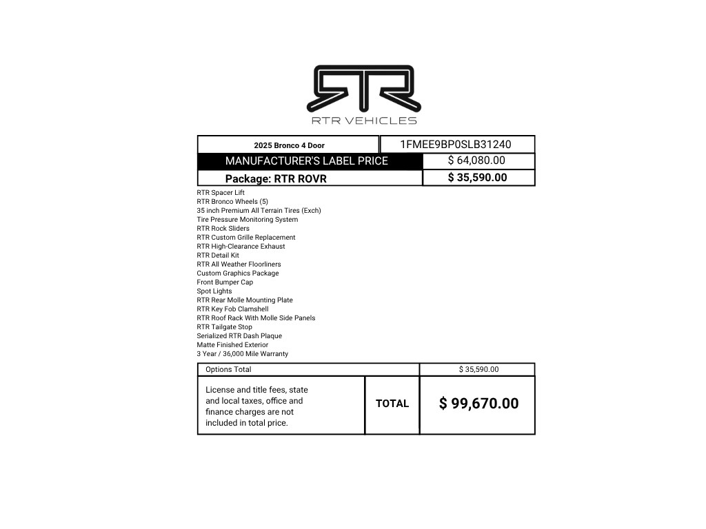 New 2025 Gray Ford Badlands RTR ROVR image 40