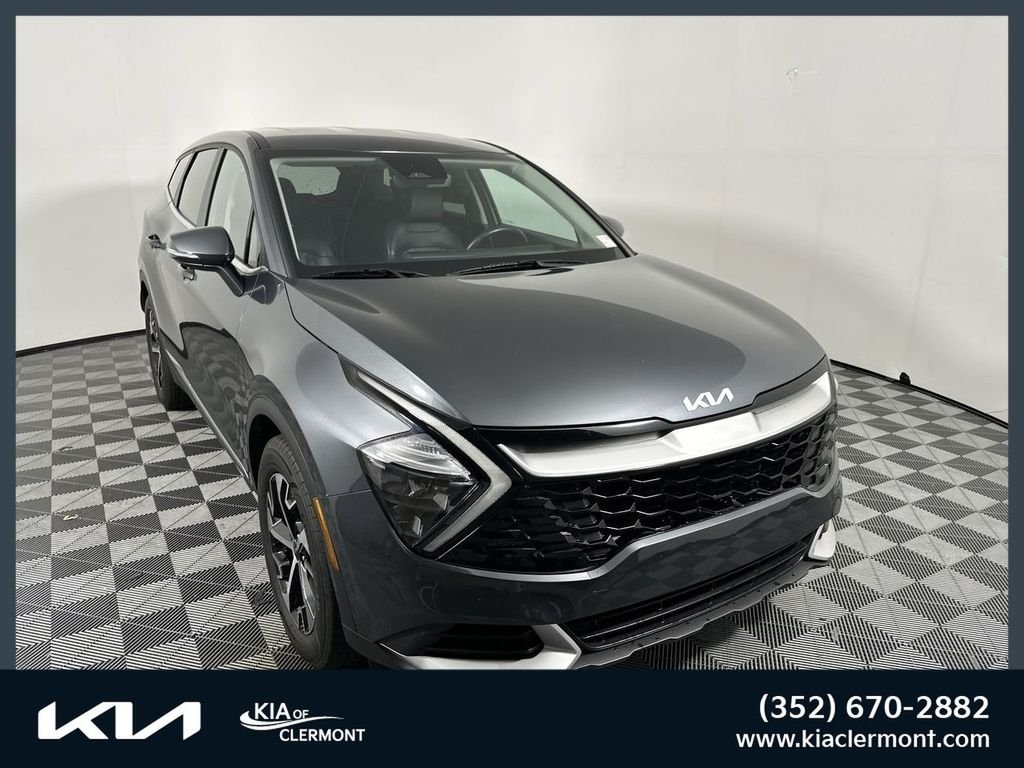 Certified Used 2023 Gray Kia EX image 1