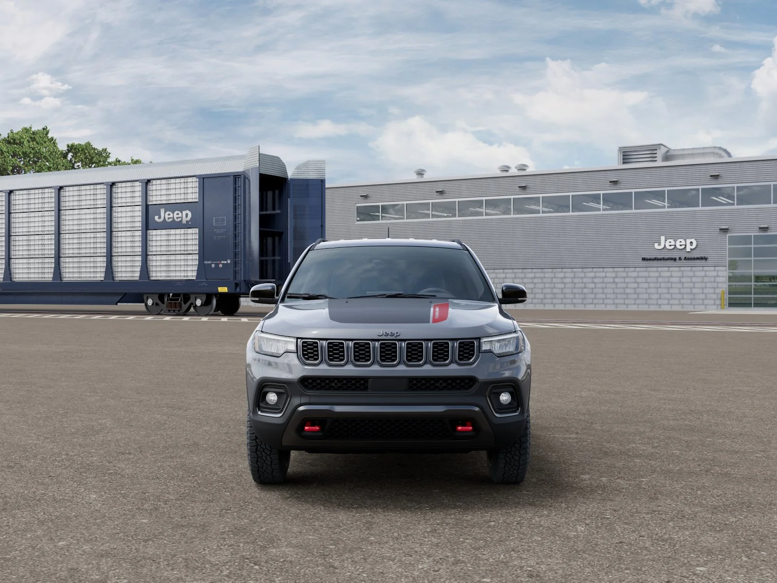 New 2027 Sting-Gray Clear-Coat Paint Jeep Trailhawk image 6