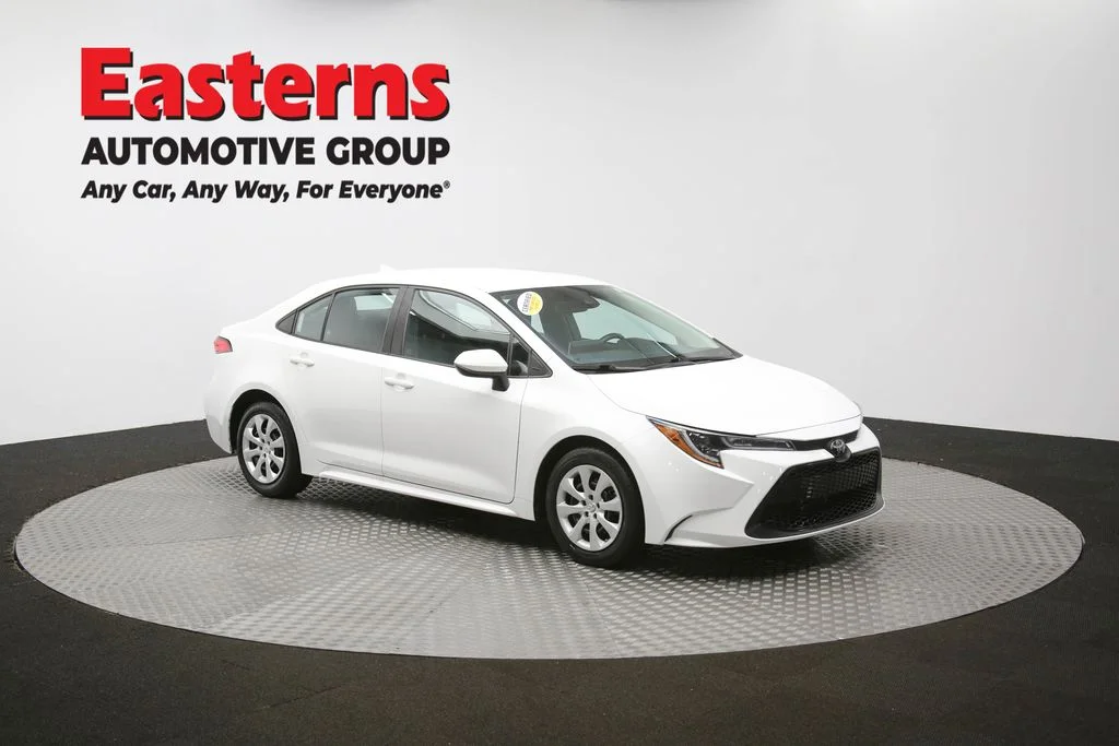 Used 2021 White Toyota LE image 44