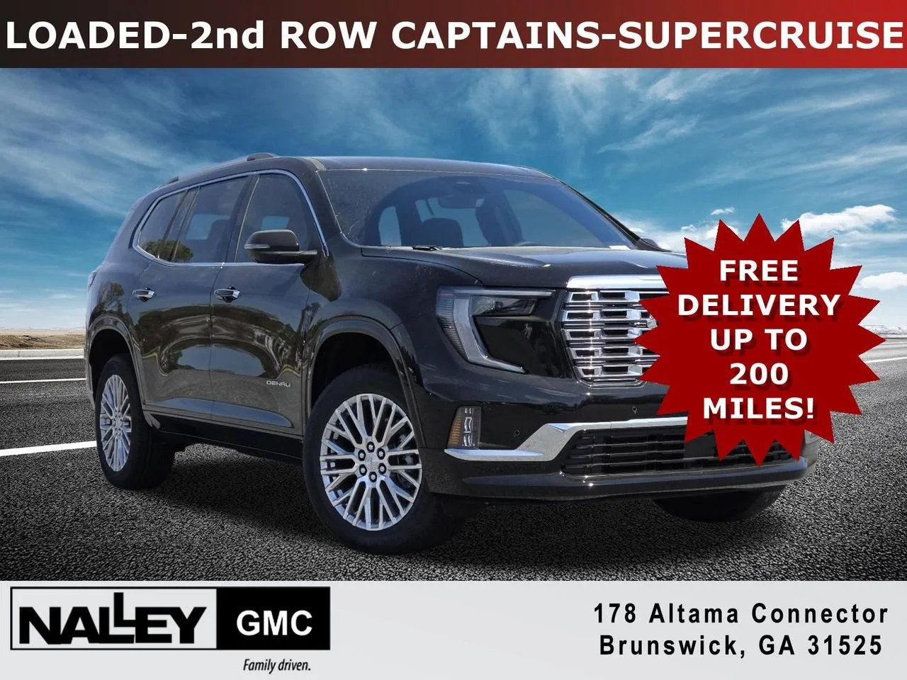New 2026 Ebony Twilight Metallic GMC Denali image 1