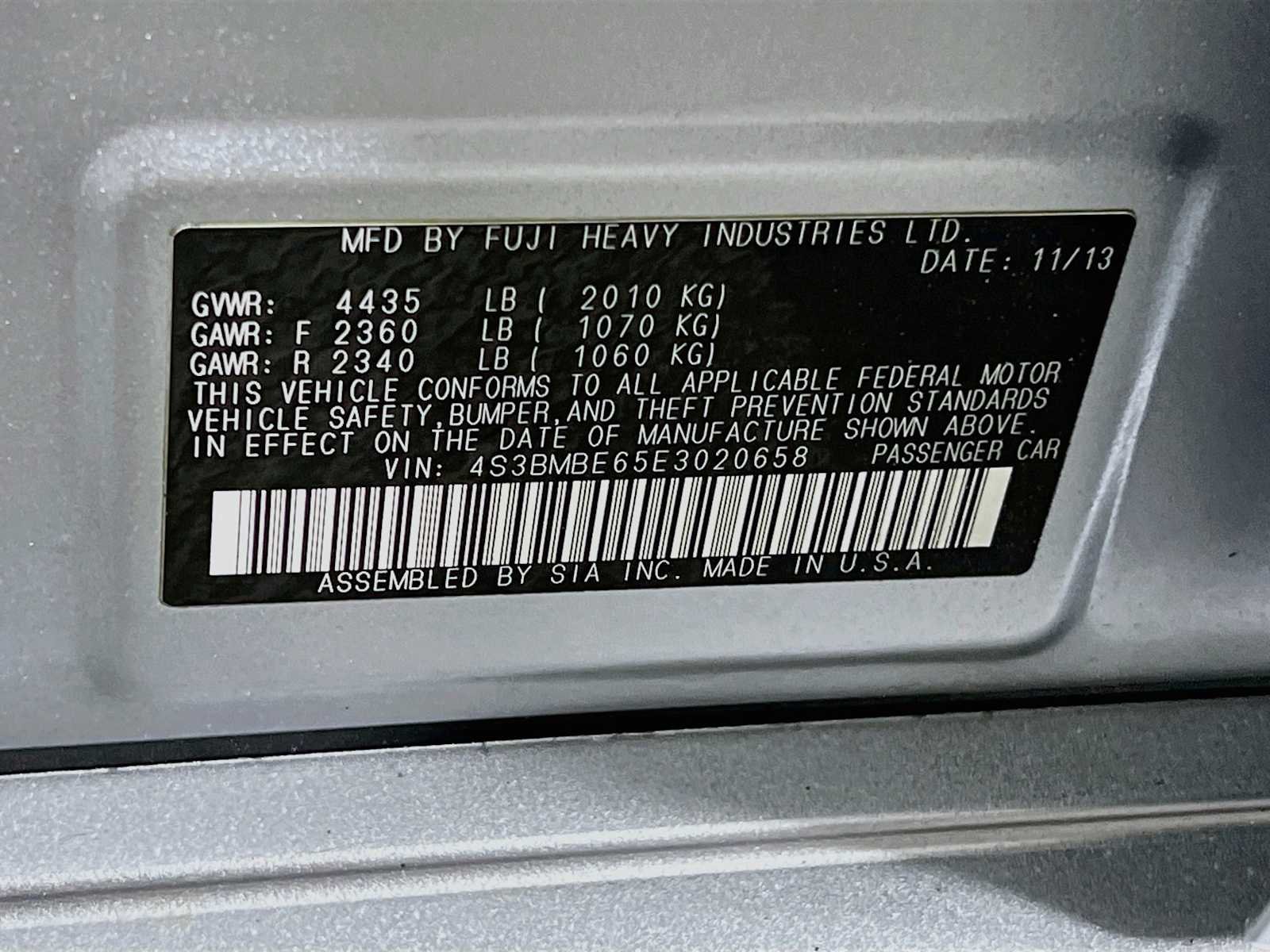 Used 2014 Ice Silver Metallic Subaru 2.5i Premium image 31