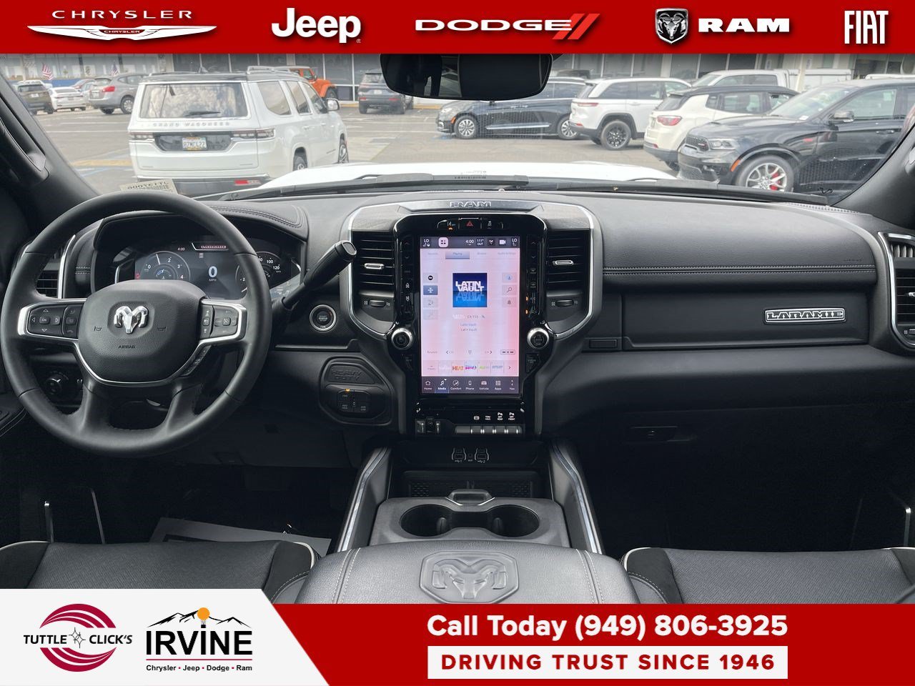 Used 2025 Bright White Clearcoat Ram Laramie image 21