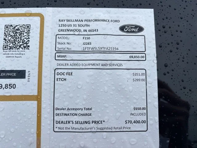 Certified Used 2026 Star White Ford Lariat image 2