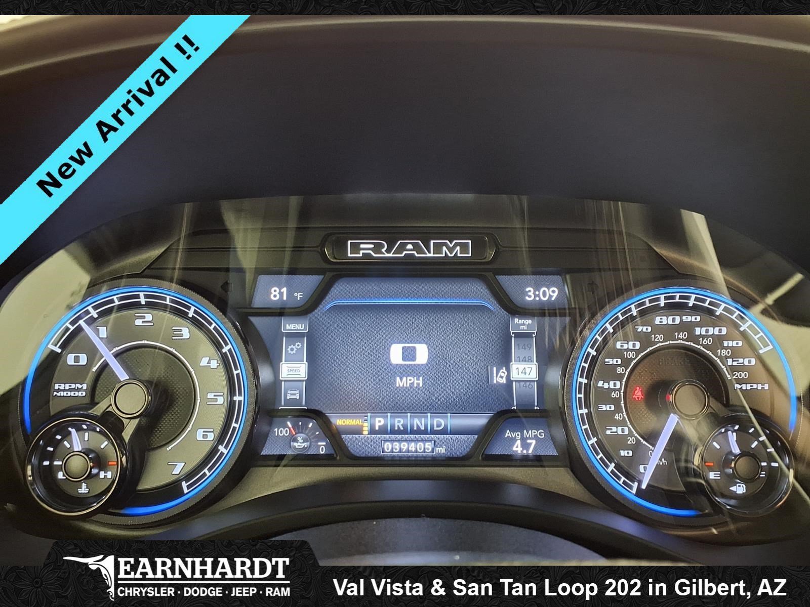 Used 2022 Bright White Clearcoat Ram Limited image 25