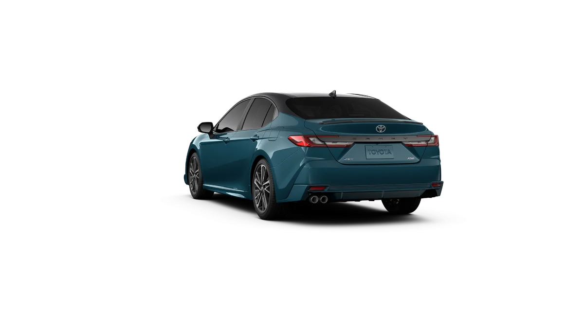 New 2027 Ocean Gem with Midnight Black Metallic roof Toyota XSE image 7