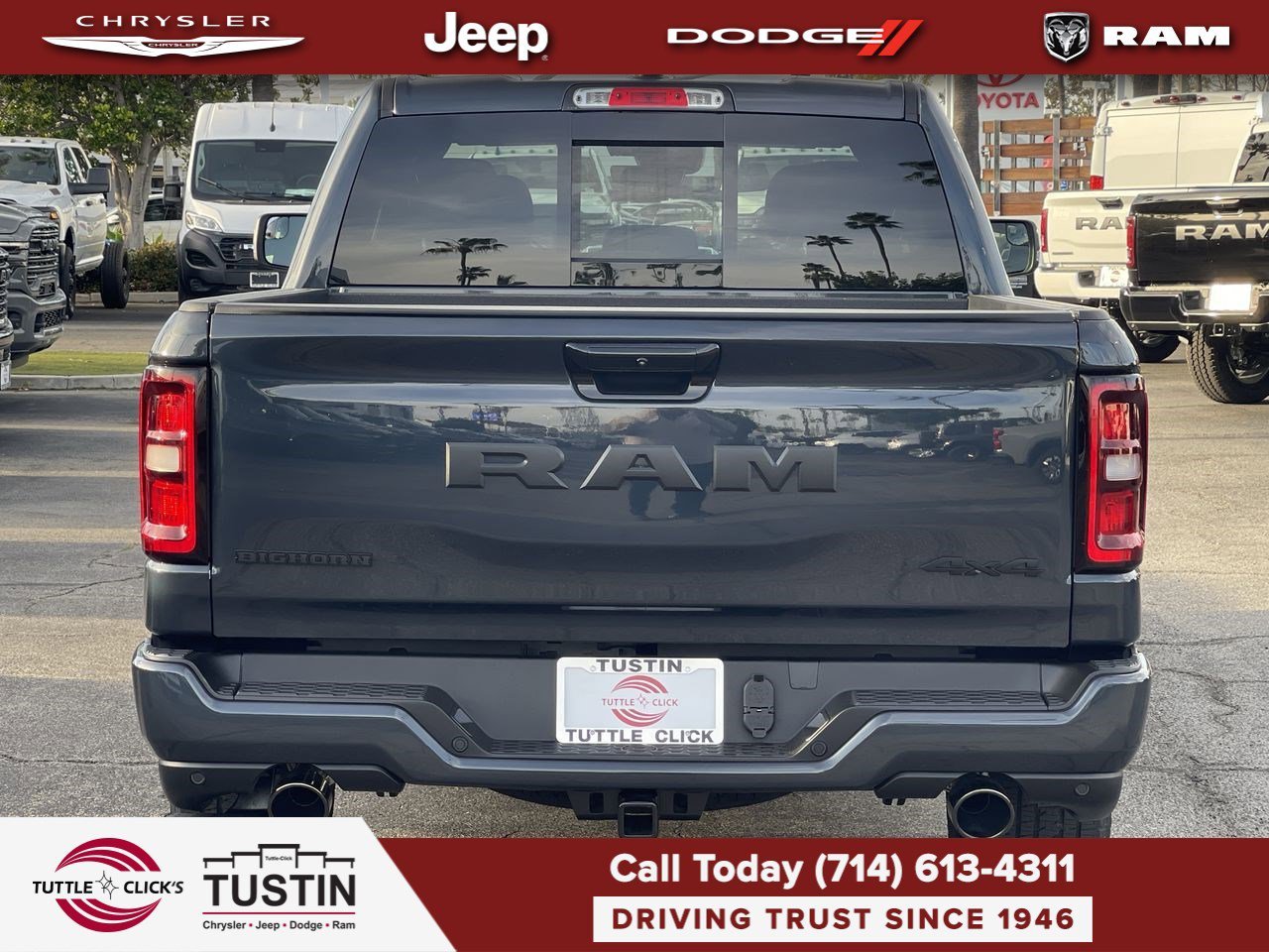 New 2026 Forged Blue Metallic Exterior Paint RAM Big Horn image 5