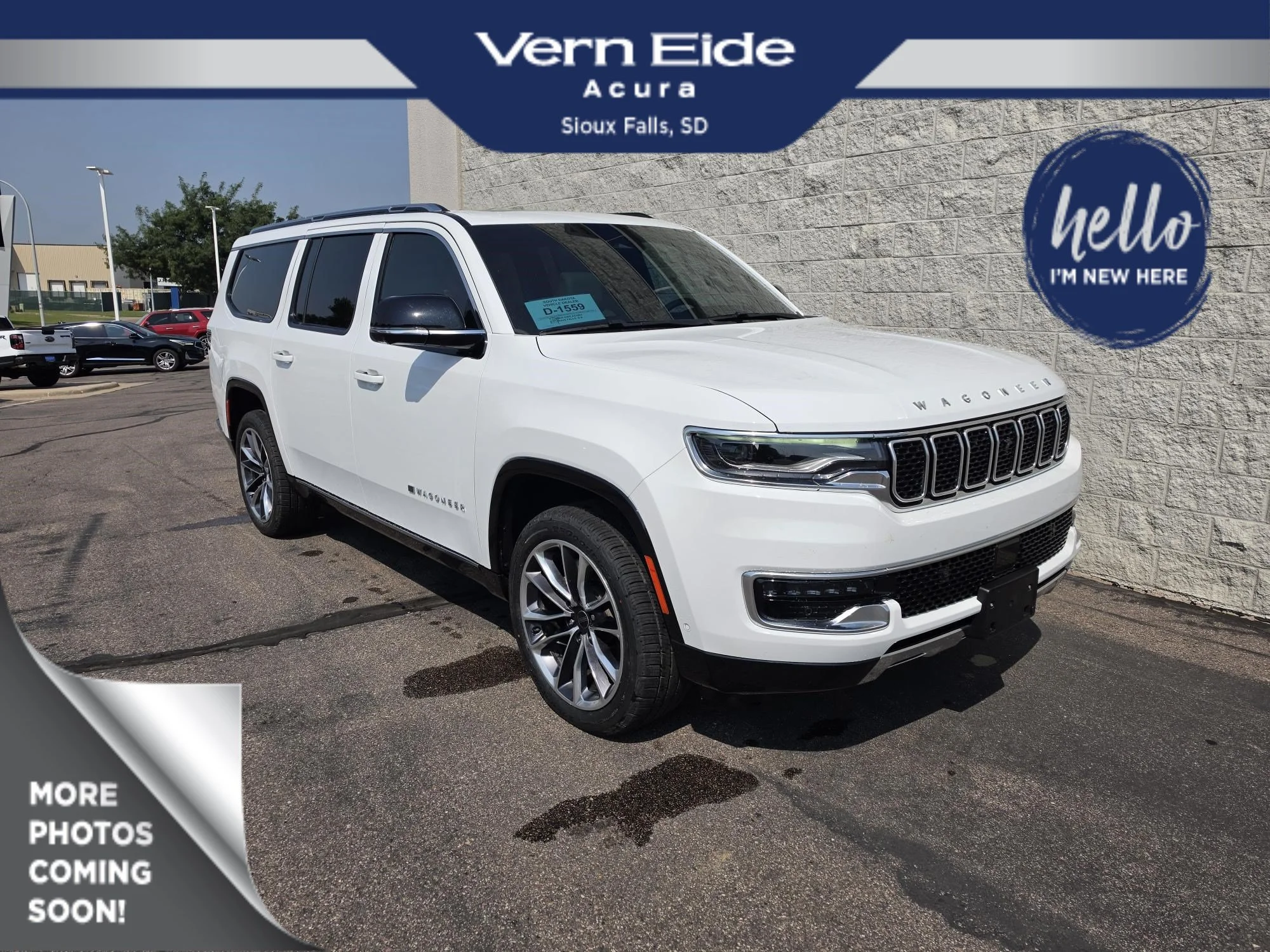 Used 2025 Bright White Clearcoat Jeep Series III image 1