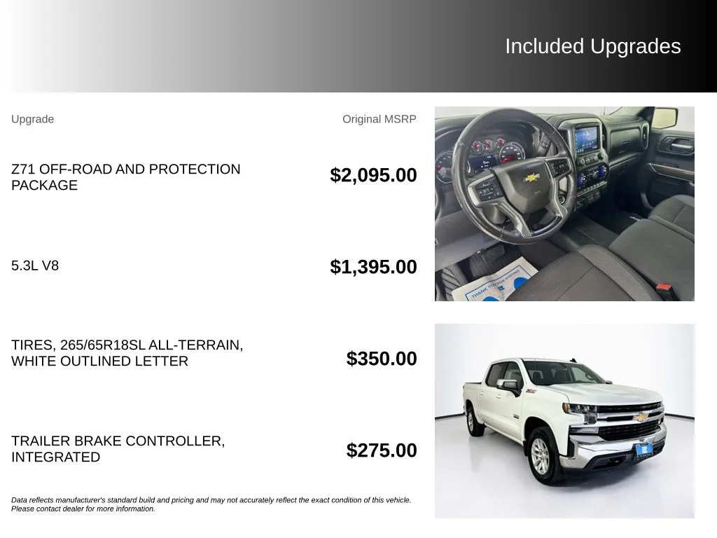 Used 2021 Summit White Chevrolet LT image 5