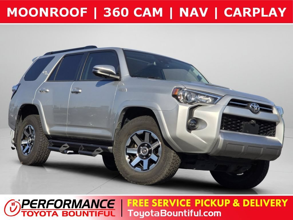 Used 2022 Classic Silver Metallic Toyota TRD Off-Road Premium image 1