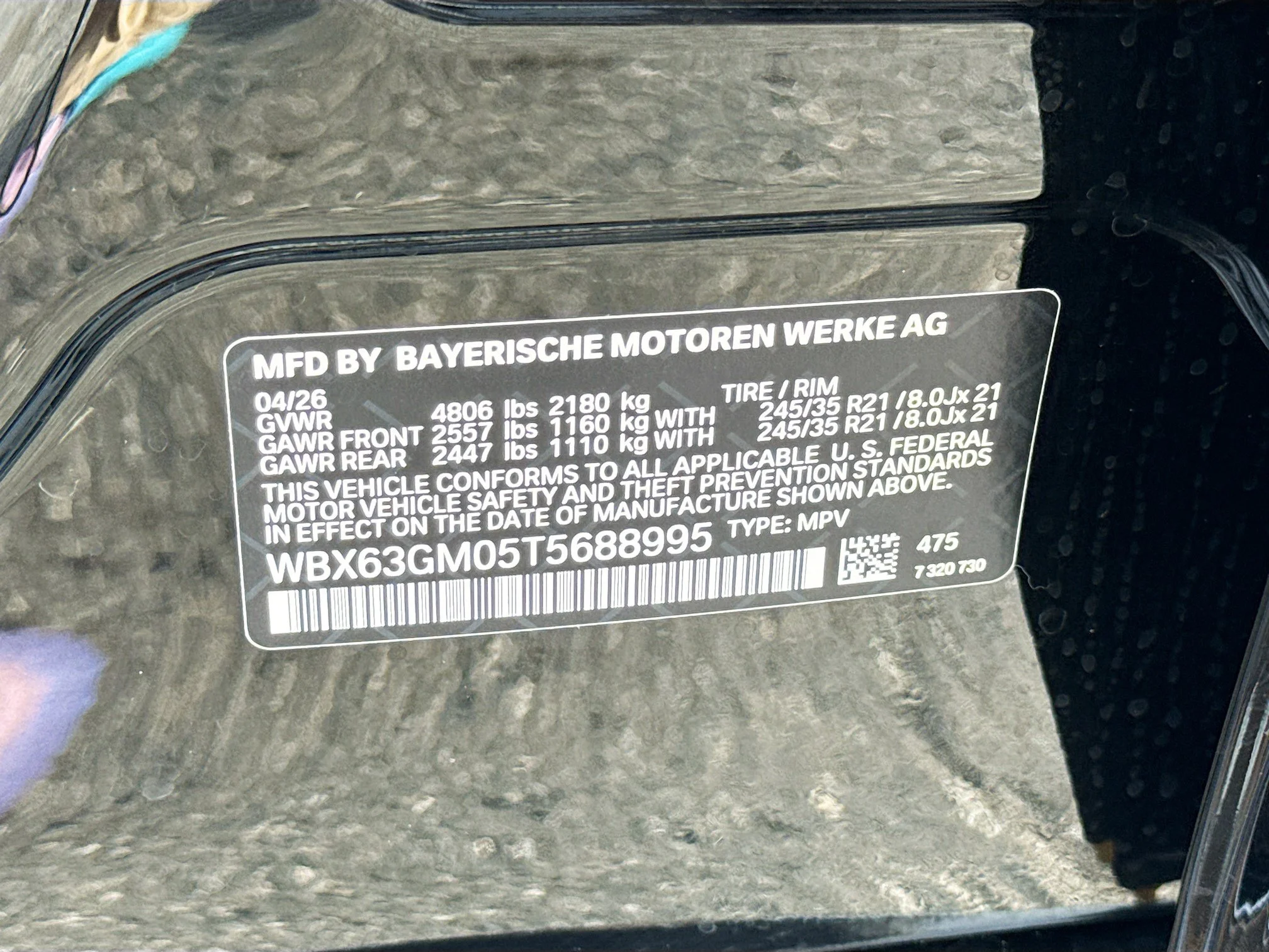 New 2026 Black Sapphire Metallic BMW xDrive28i image 42