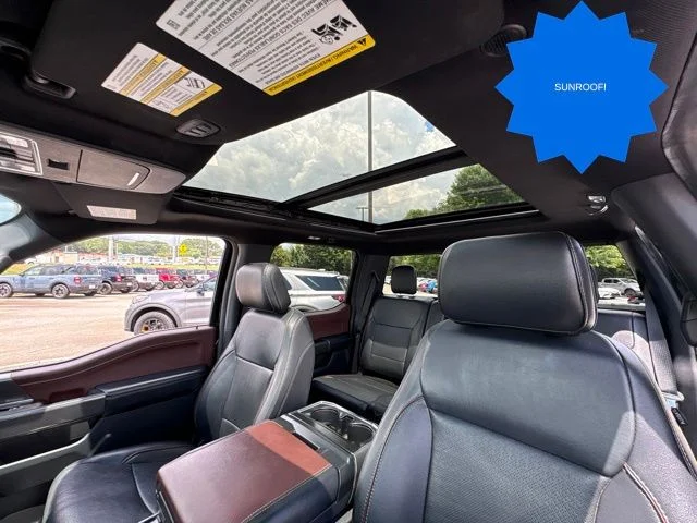 Used 2022 Agate Black Metallic Ford Lariat image 28