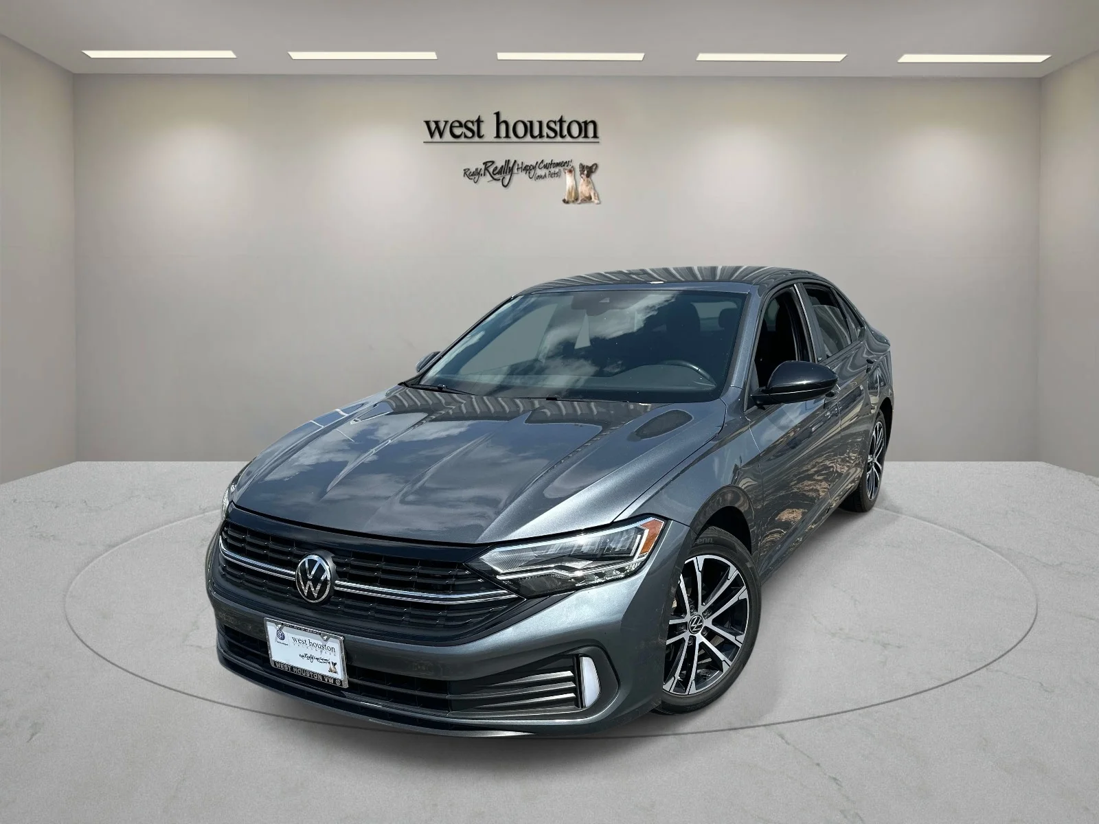 Used 2024 Platinum Gray Metallic Volkswagen Sport Auto image 1