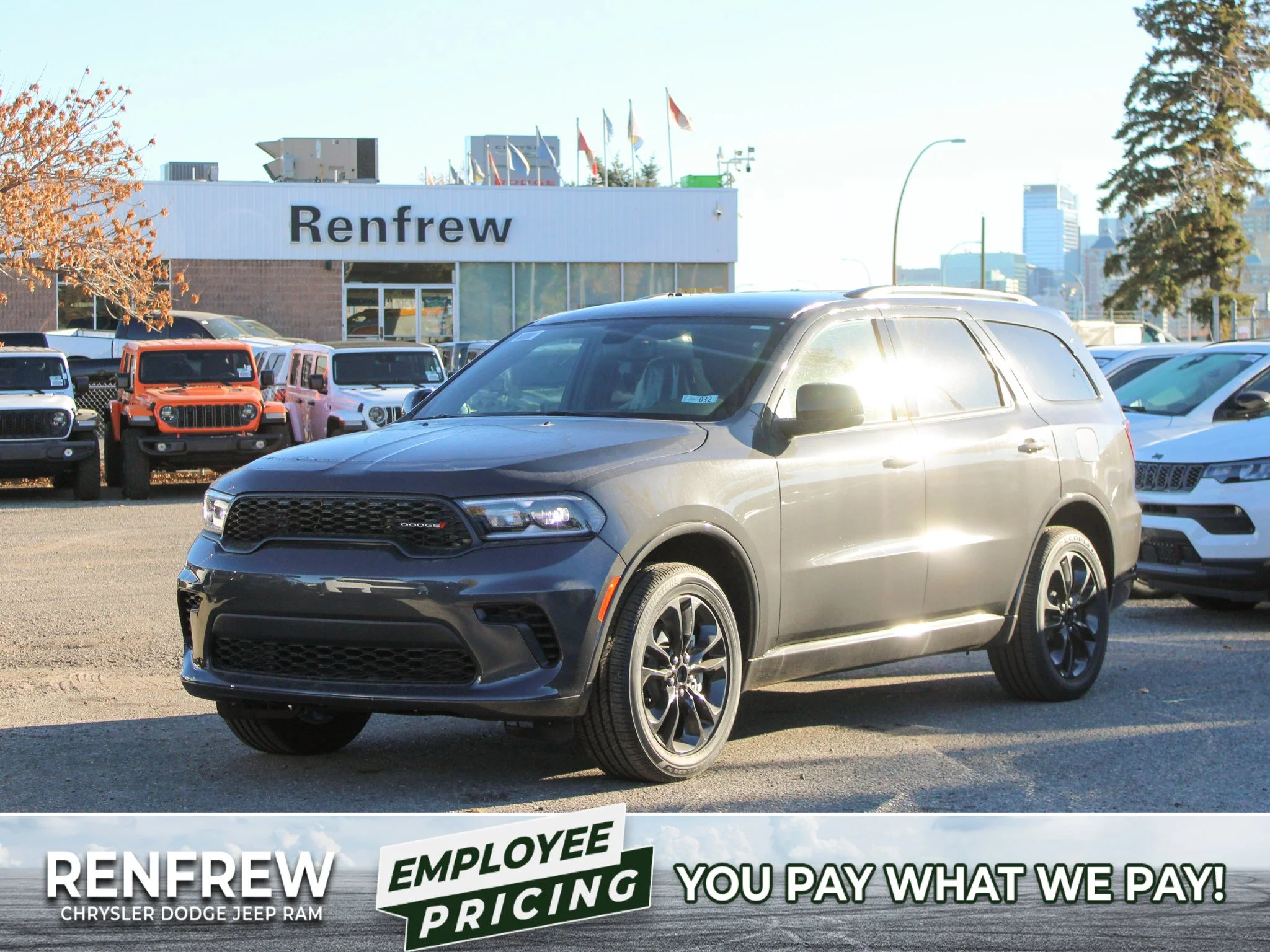 New 2026 Grey Dodge GT* AWD, Remote Start, Heated Seats/Wheel, Trailer Tow Group image 1