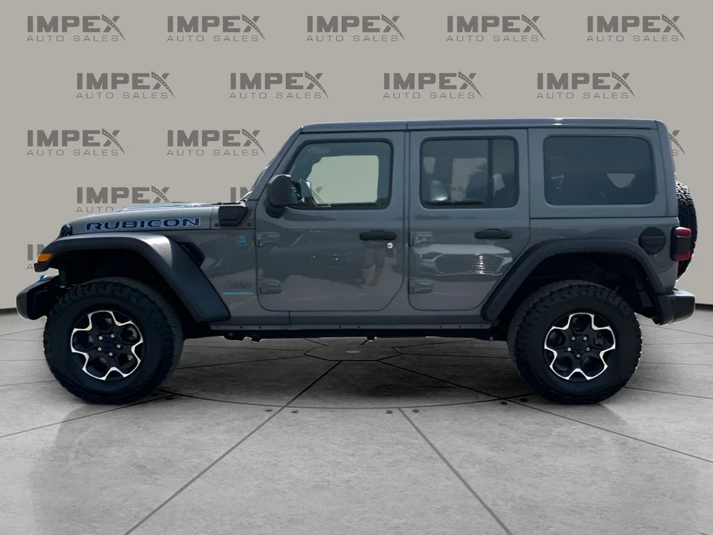Used 2023 Gray Jeep Rubicon 4xe image 2