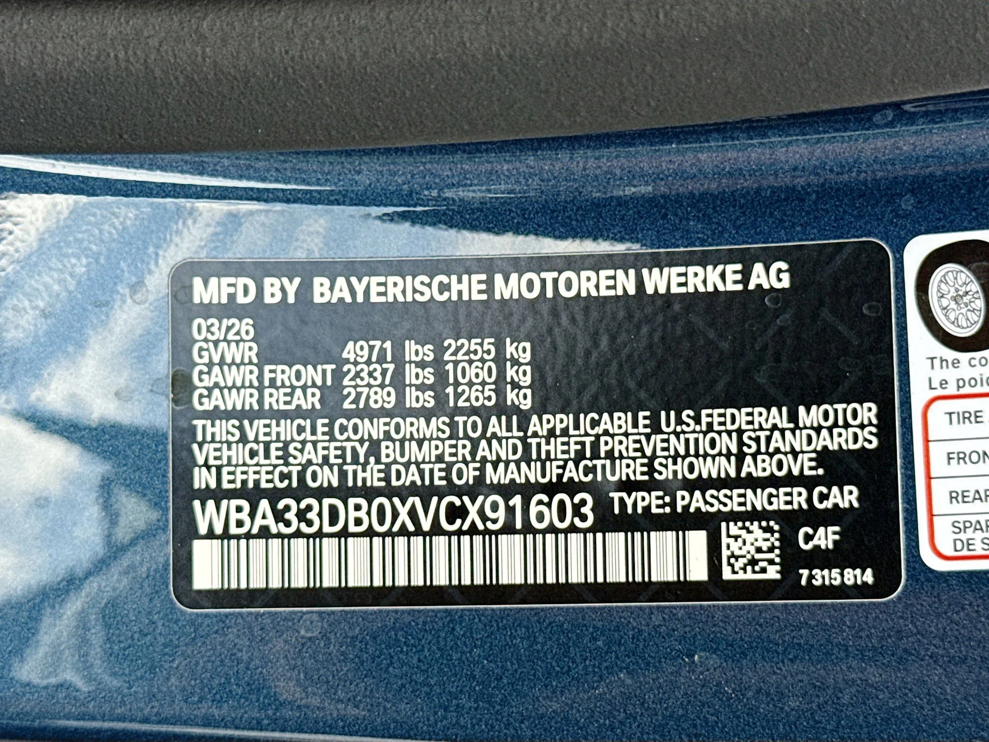 New 2027 Arctic Race Blue Metallic BMW 430i image 42