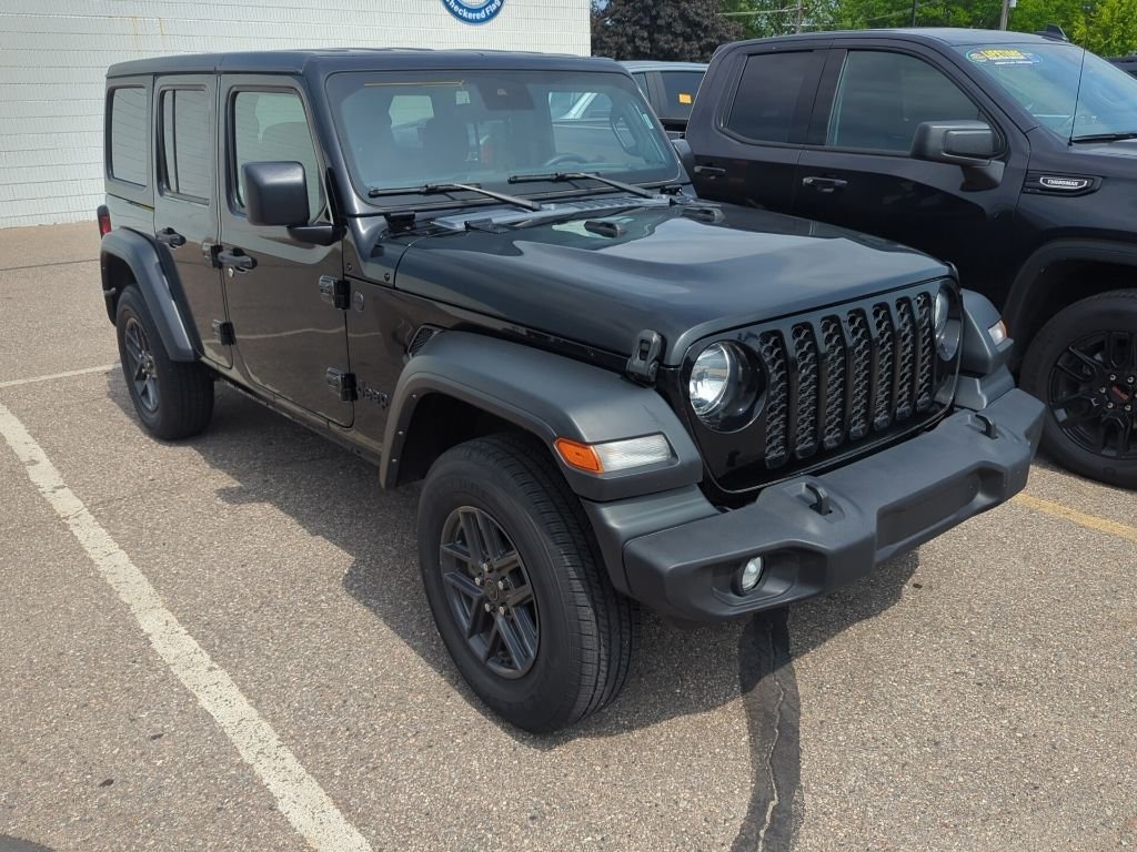 Used 2024 Black Clearcoat Jeep Sport S image 3