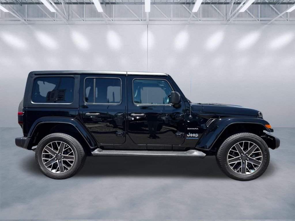 Used 2023 Black Jeep Sahara 4xe image 3