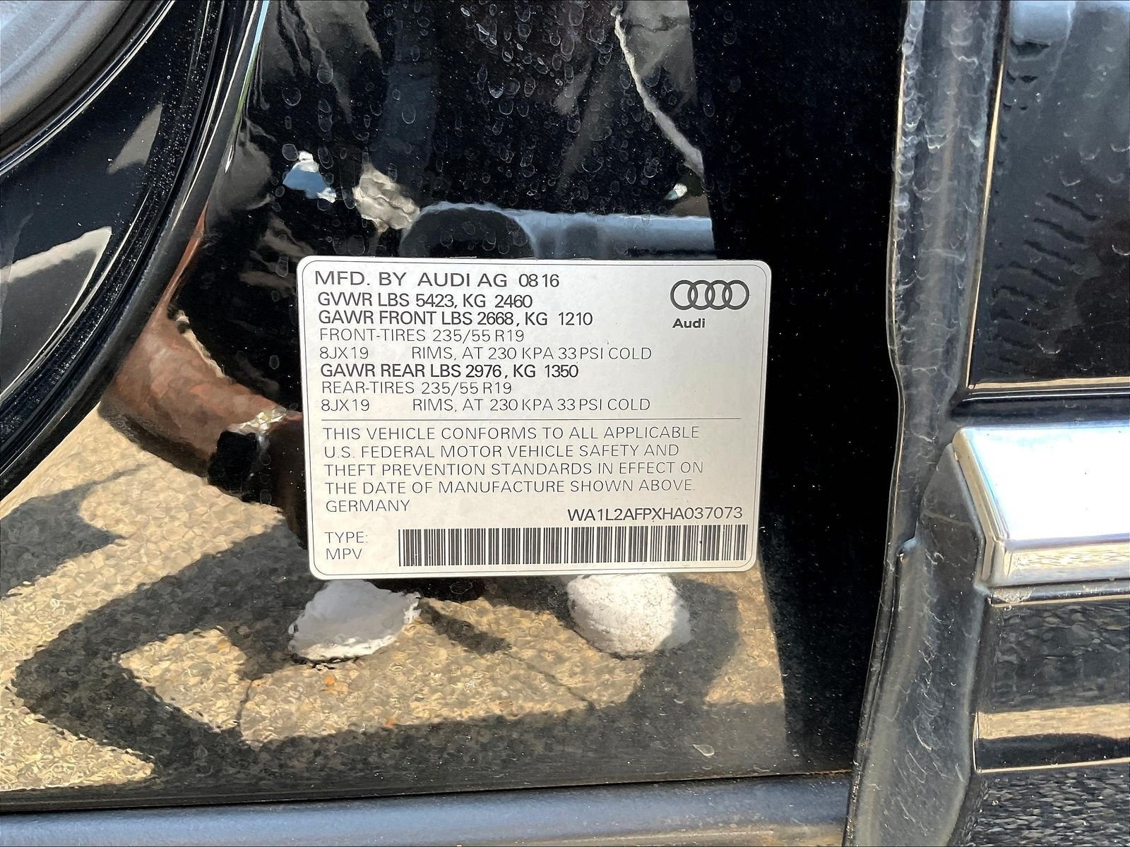 Used 2017 Black Audi 2.0T Premium Plus image 6