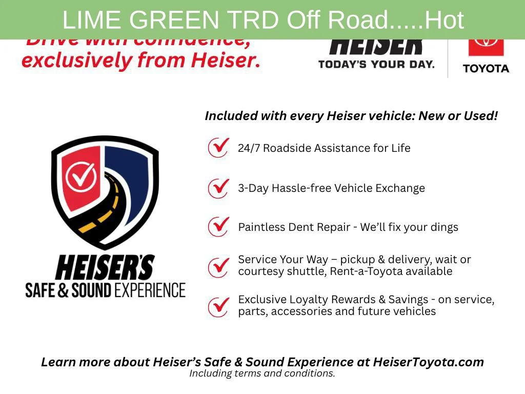 Used 2023 Green Toyota TRD Off-Road Premium image 43