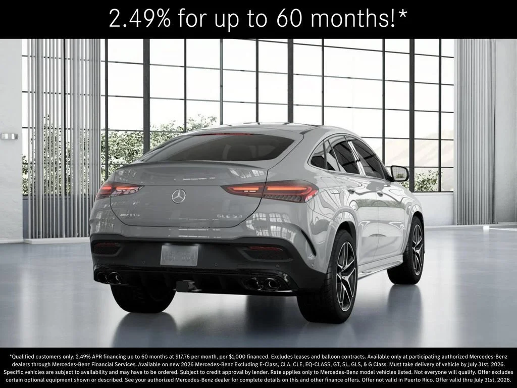 New 2026 MANUFAKTUR Alpine Grey Mercedes-Benz AMG® GLE 53 4MATIC+ Coupe image 65