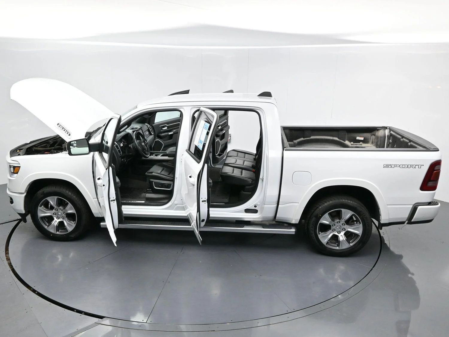 Used 2022 Bright White Clearcoat Ram Laramie image 44