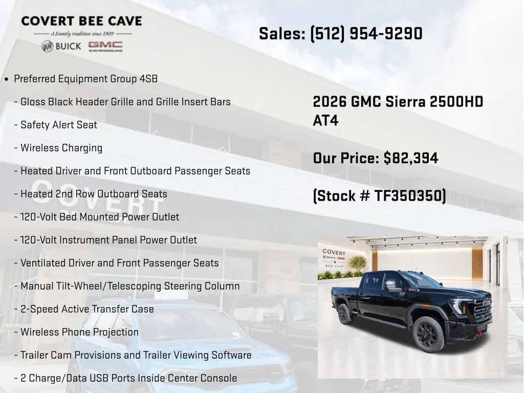 New 2026 Onyx Black GMC AT4 image 14