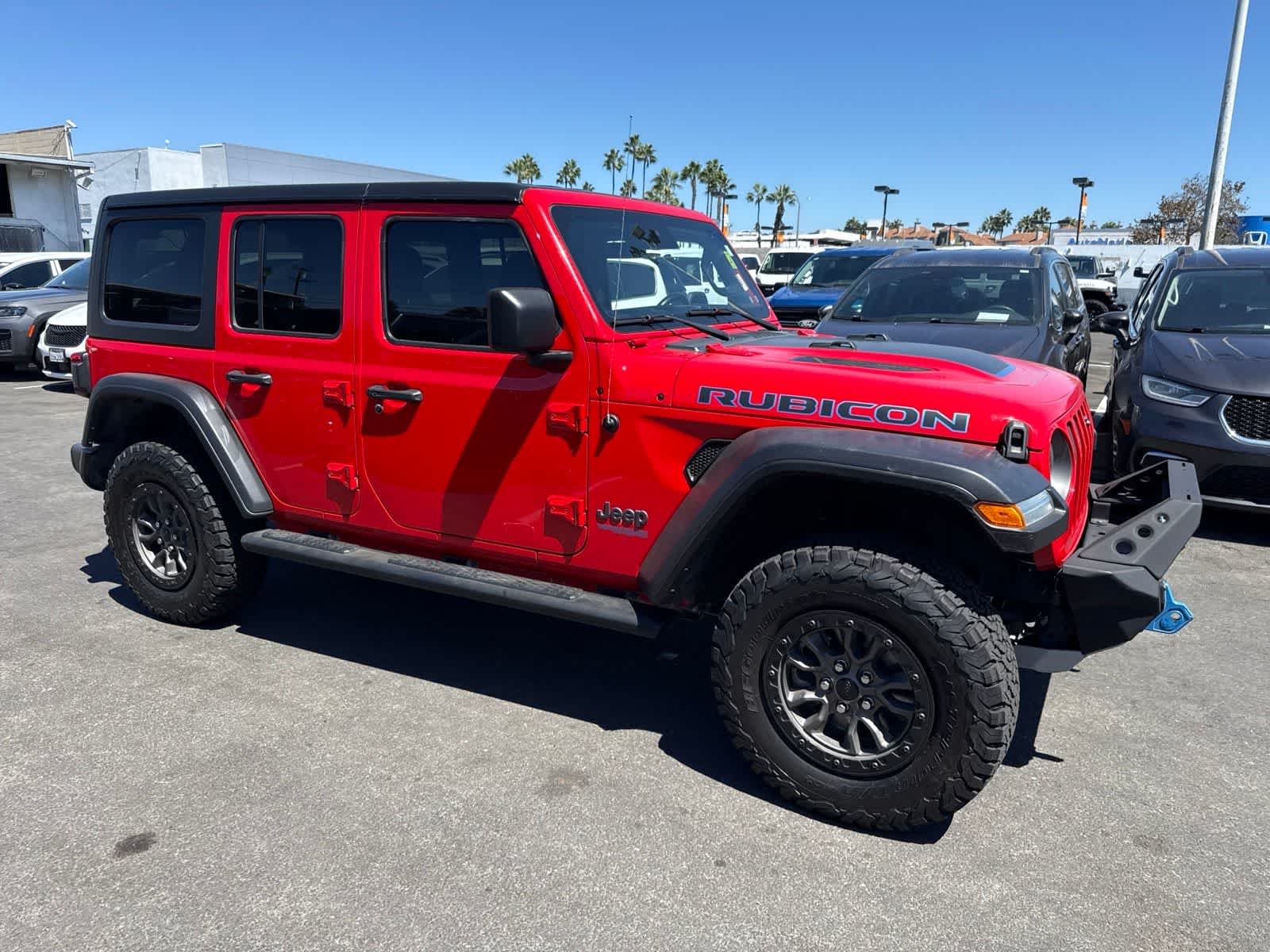 Used 2021 Firecracker Red Clearcoat Jeep Unlimited Rubicon image 10