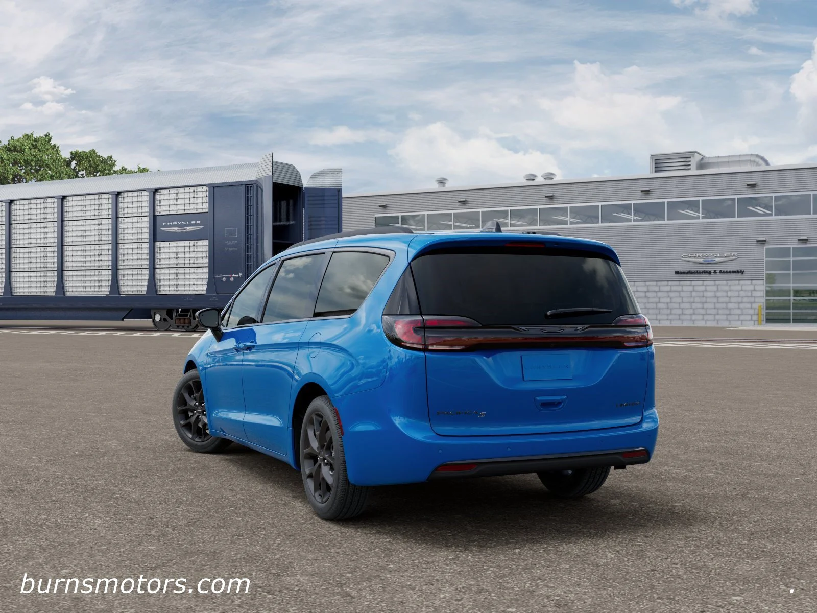 New 2027 Hydro Blue Pearl-Coat Exterior Paint Chrysler Limited image 3