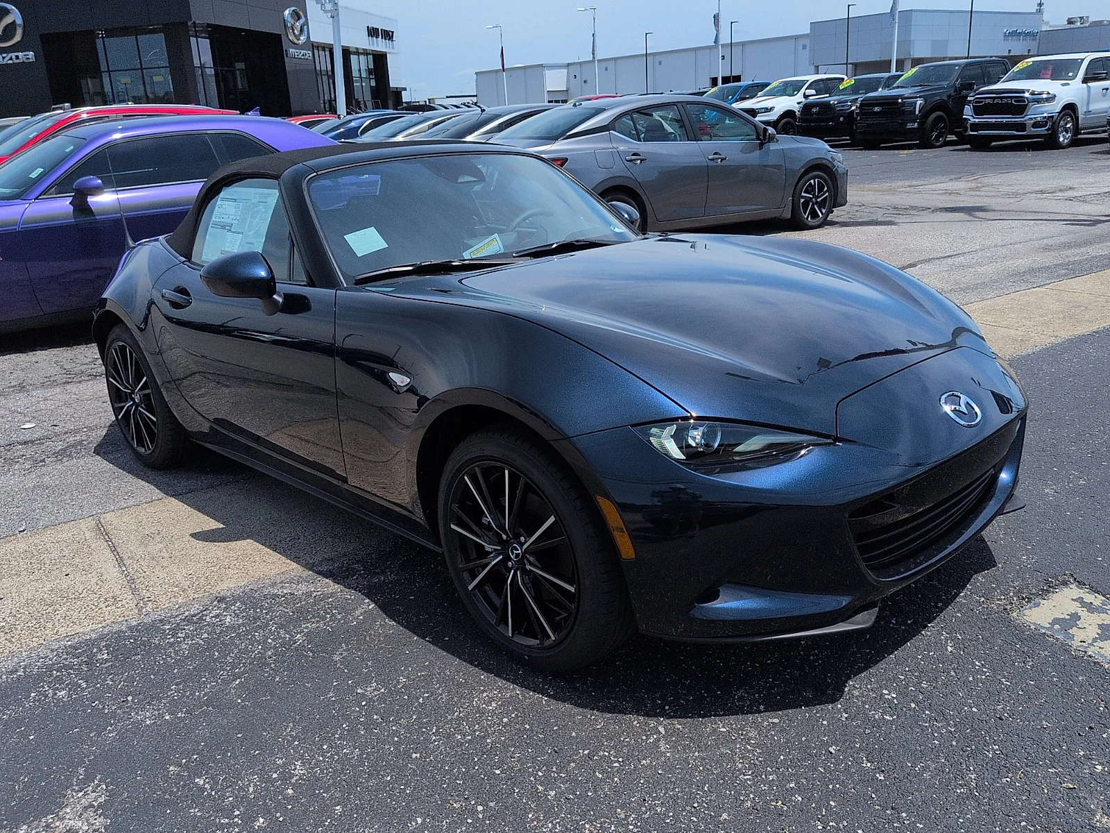 New 2026 Deep Crystal Blue Mica Mazda Grand Touring image 1