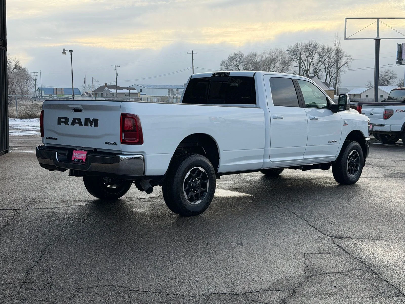 New 2026 Bright White Clear-Coat Exterior Paint RAM Laramie image 7