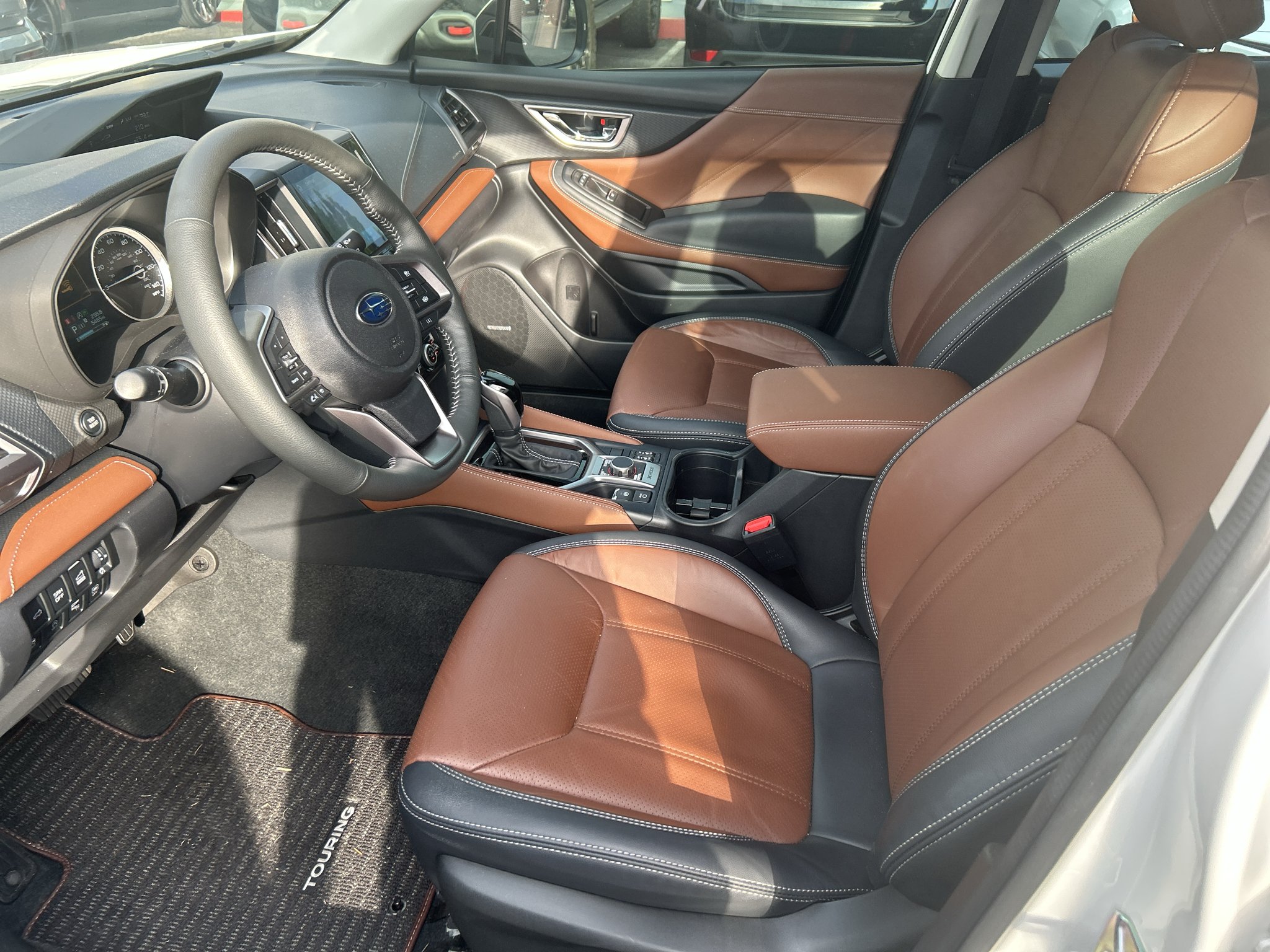 Used 2023 Crystal White Pearl Subaru Touring image 1