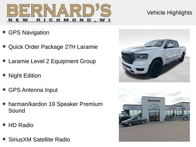 Used 2020 White Ram Laramie image 2