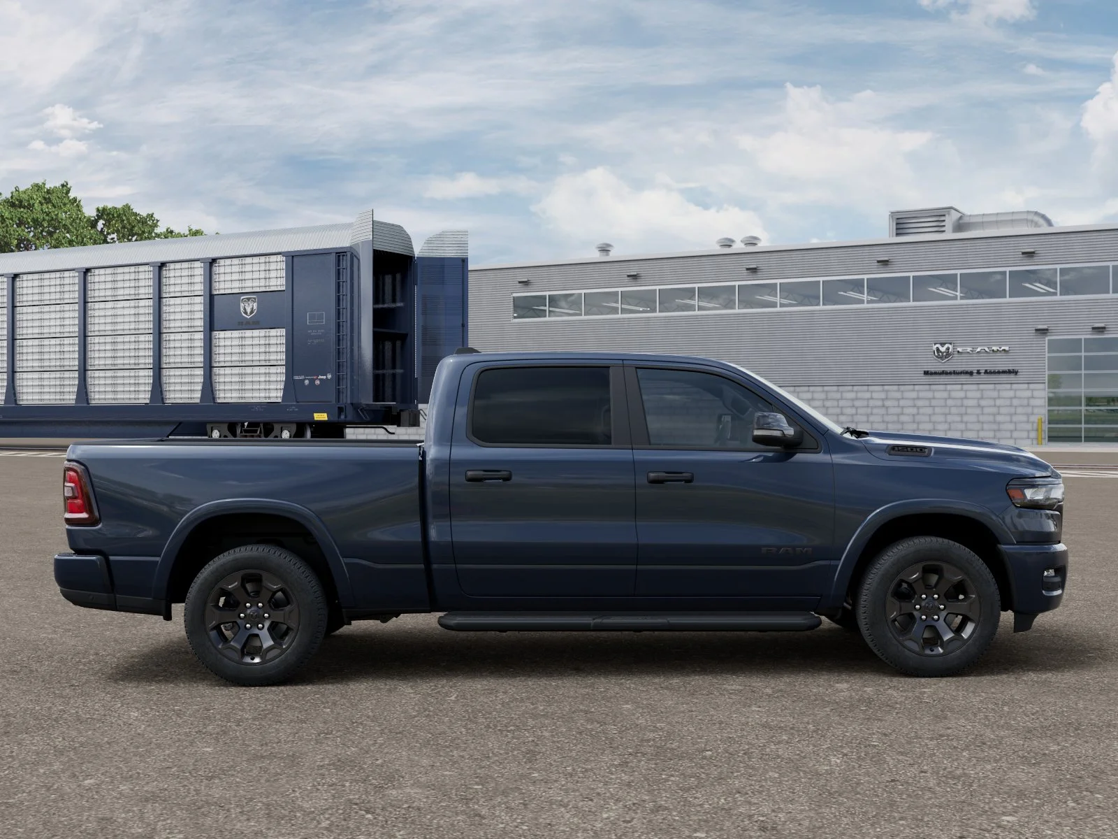 New 2026 Forged Blue Metallic Exterior Paint RAM BIG HORN image 12