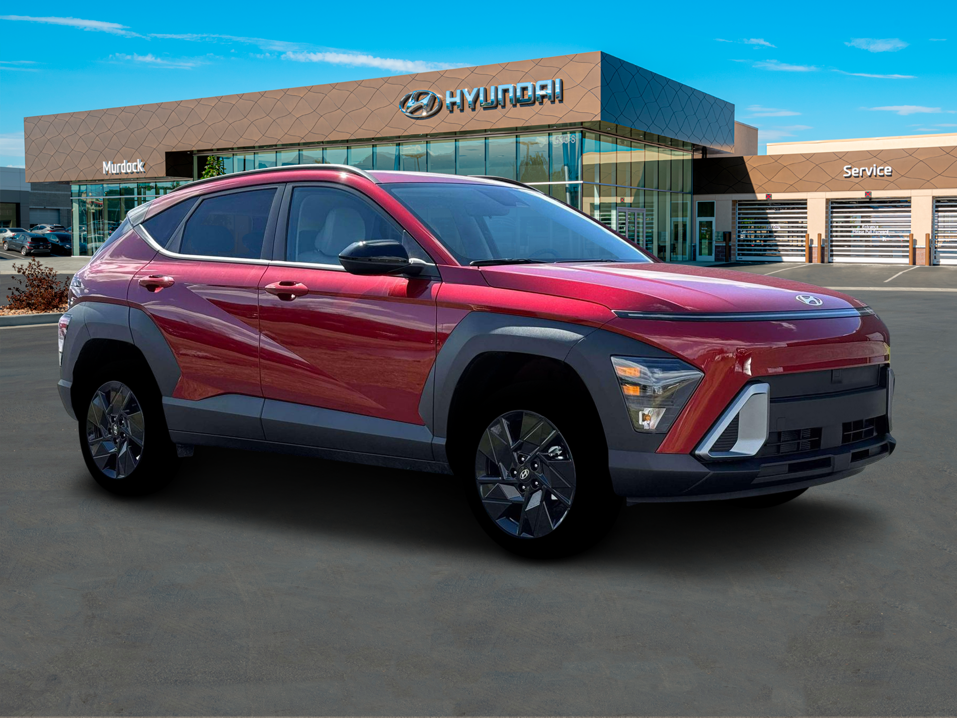New 2026 Ultimate Red Metallic Hyundai SEL Sport AWD image 4